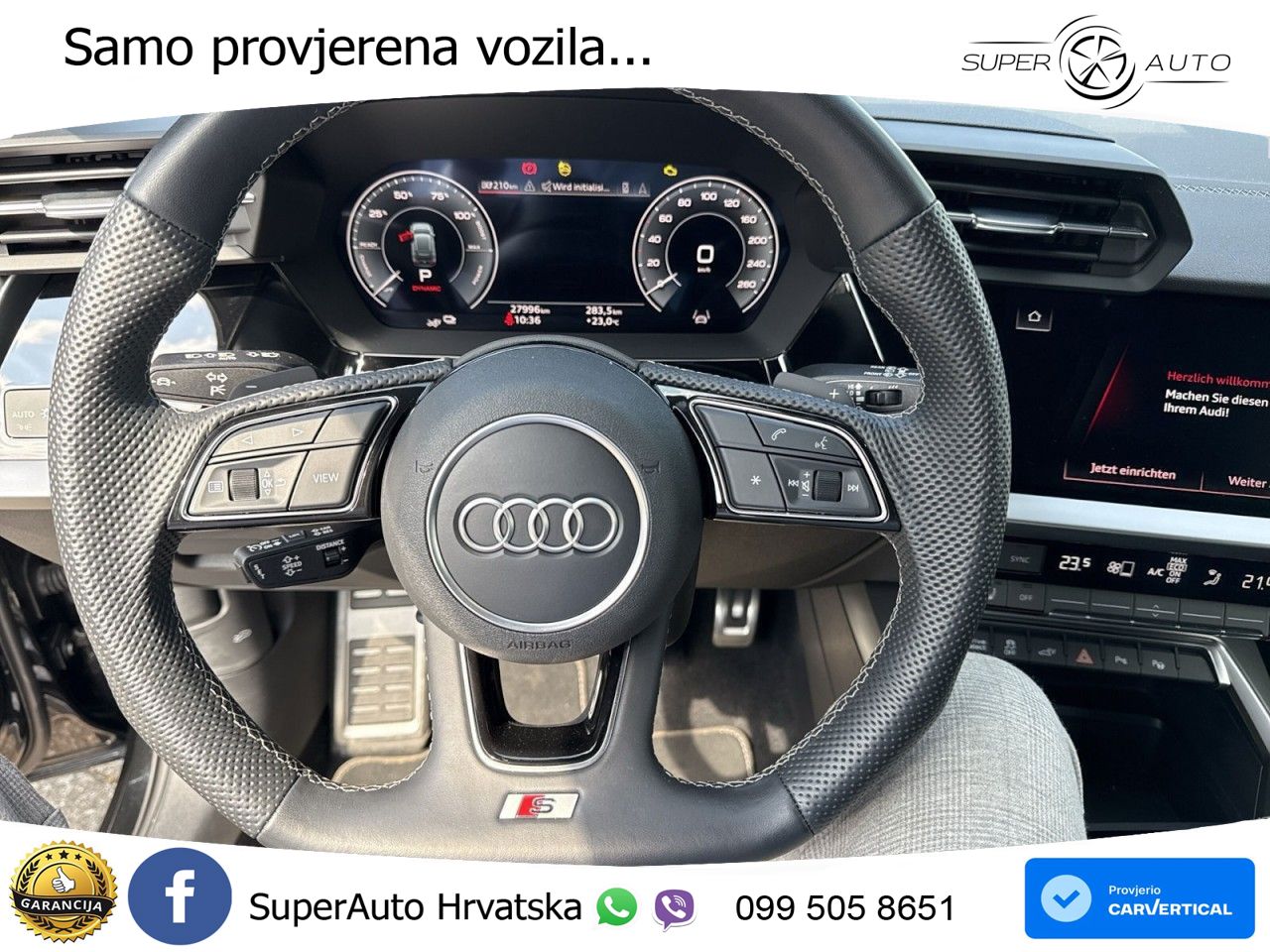 Audi A3 40 TFSIe (204 KS) S tronic S line MATRIX+GR SJED+KAM