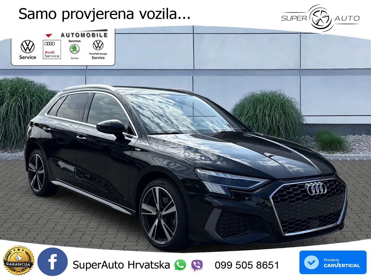 Audi A3 40 TFSIe (204 KS) S tronic S line MATRIX+GR SJED+KAM