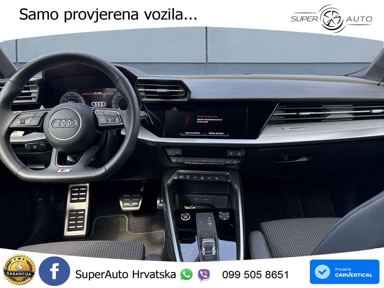 Audi A3 40 TFSIe (204 KS) S tronic S line MATRIX+GR SJED+KAM