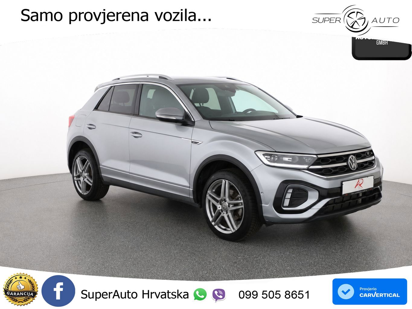 Volkswagen T-Roc 1.5 TSI (150 KS) DSG R-Line LED+GR SJED+ACC