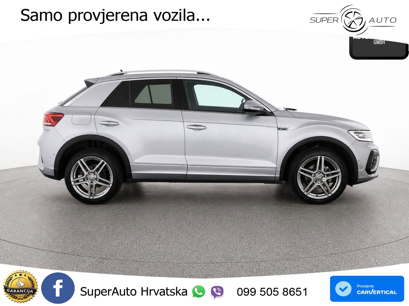 Volkswagen T-Roc 1.5 TSI (150 KS) DSG R-Line LED+GR SJED+ACC