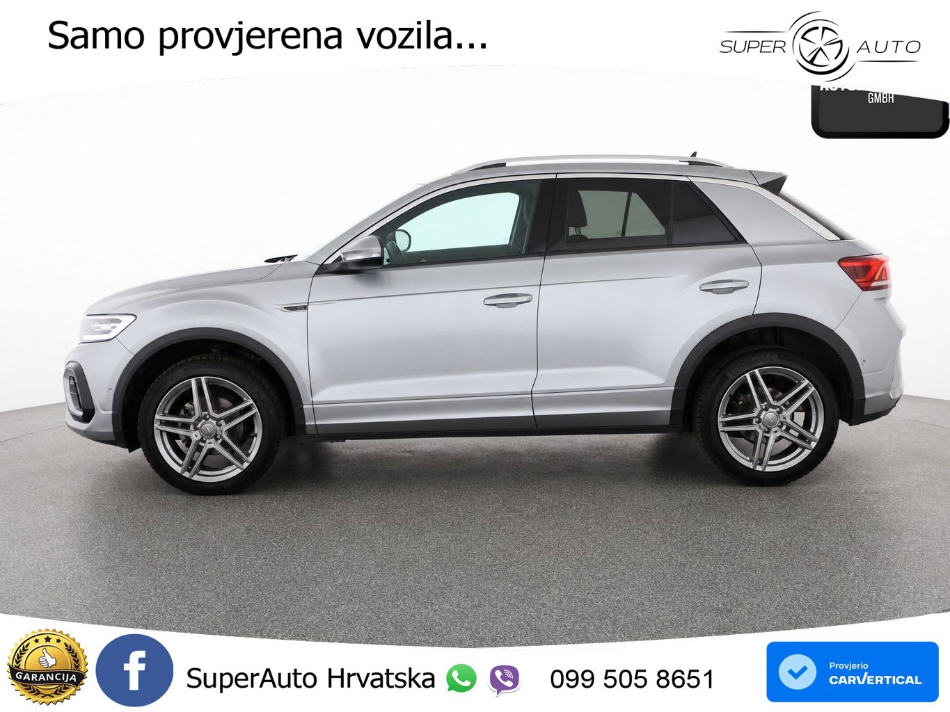 Volkswagen T-Roc 1.5 TSI (150 KS) DSG R-Line LED+GR SJED+ACC