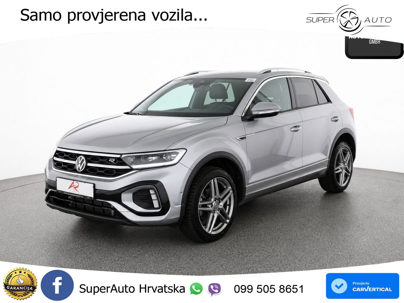 Volkswagen T-Roc 1.5 TSI (150 KS) DSG R-Line LED+GR SJED+ACC