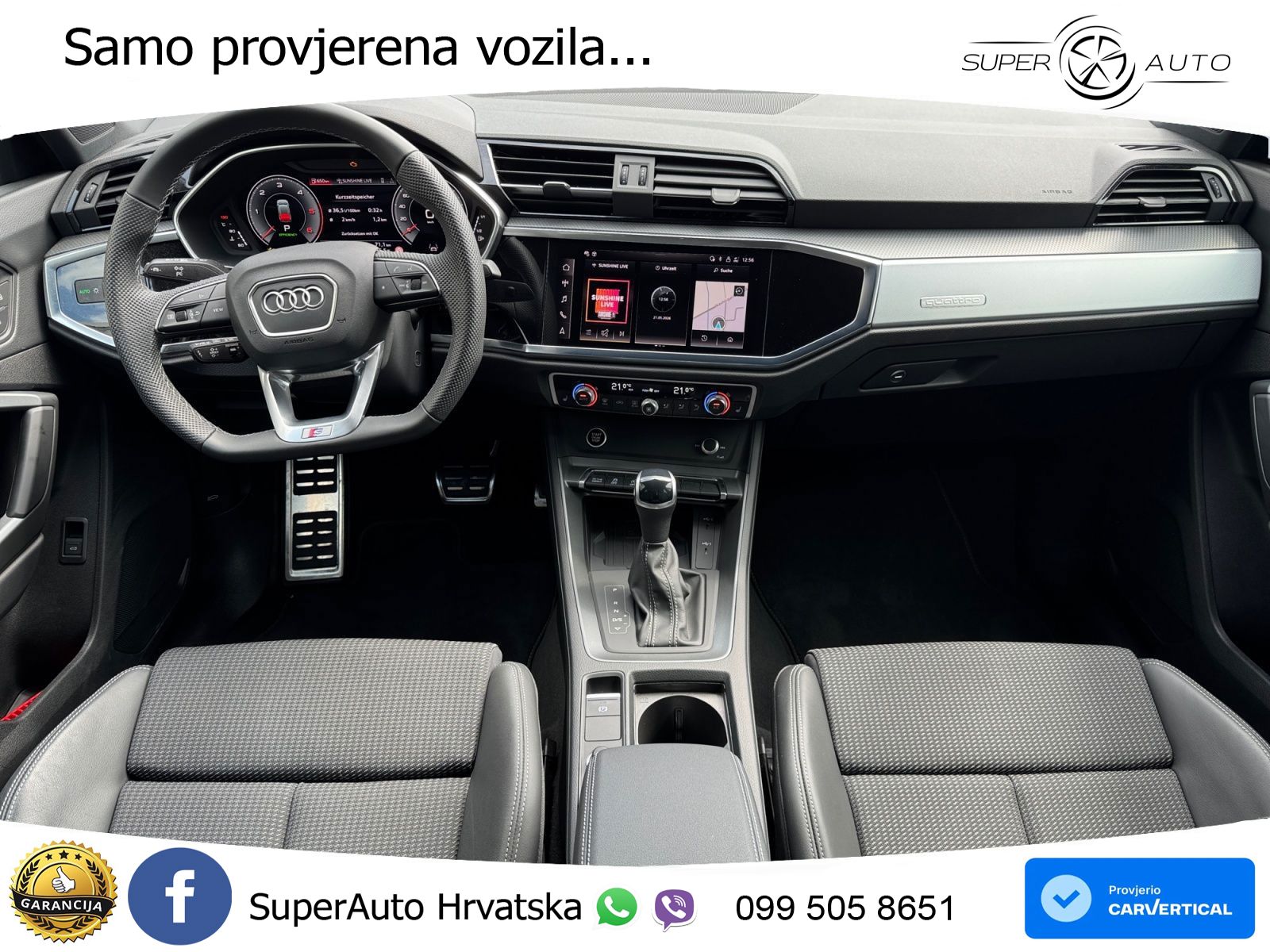 Audi Q3 40 TDI (193 KS) quattro S tronic S line LED+GR SJED+ACC