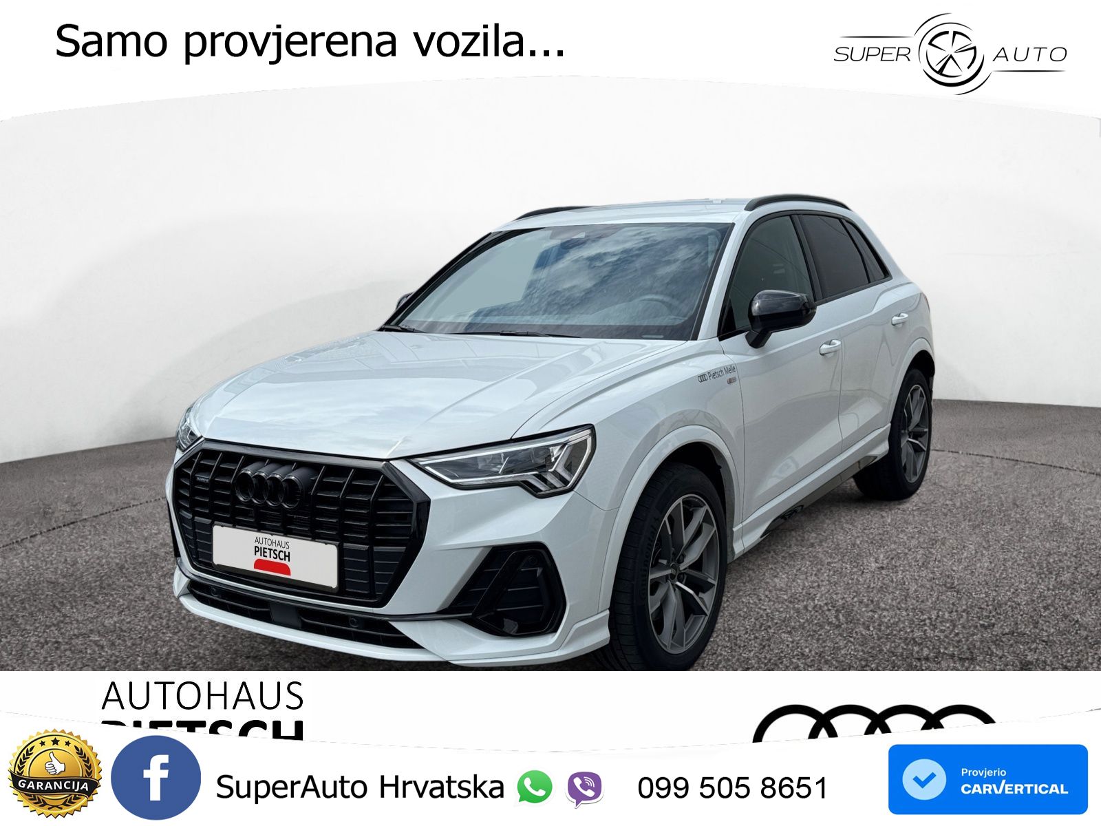 Audi Q3 40 TDI (193 KS) quattro S tronic S line LED+GR SJED+ACC