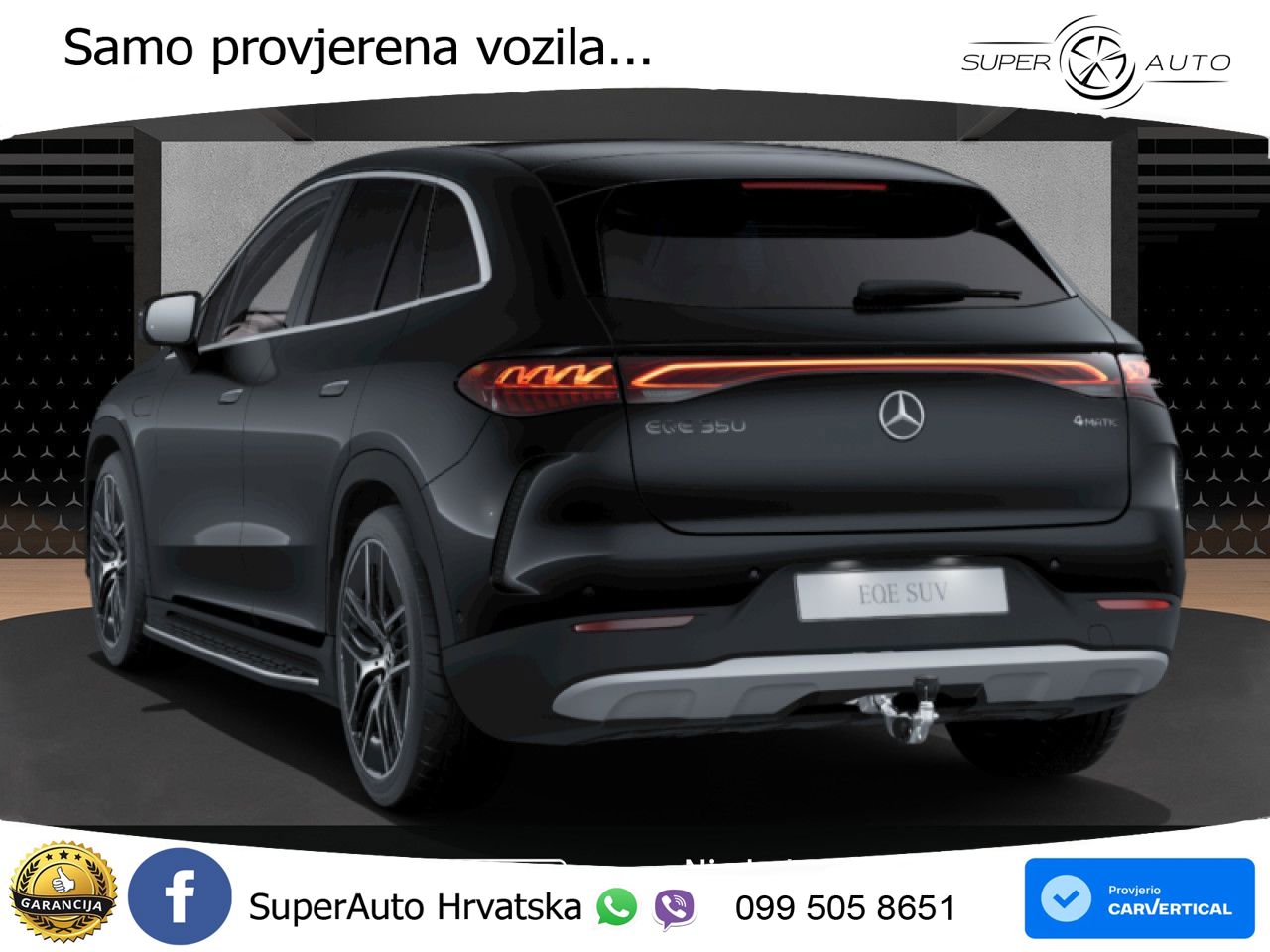 Mercedes EQE SUV 350 98 kWh (292 KS) 4MATIC LED+GR SJED+ACC