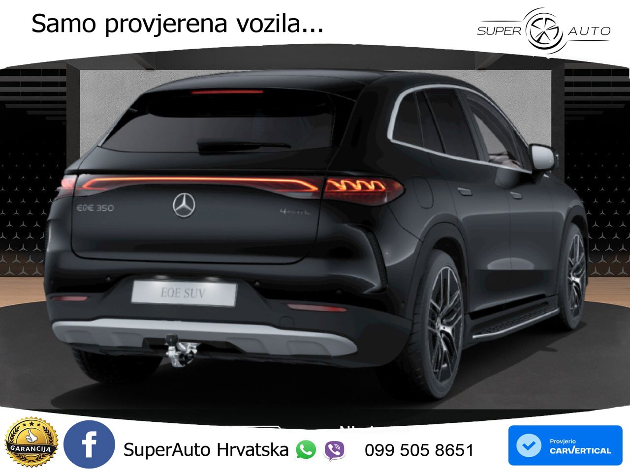 Mercedes EQE SUV 350 98 kWh (292 KS) 4MATIC LED+GR SJED+ACC
