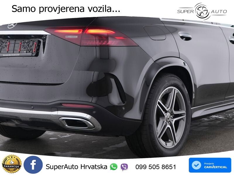 Mercedes GLE 450d (367 KS) EQ Boost 4MATIC 9G-TRONIC AMG ZRAČNI+ACC+GR SJED+KAM+PANO