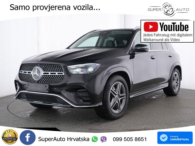 Mercedes GLE 450d (367 KS) EQ Boost 4MATIC 9G-TRONIC AMG ZRAČNI+ACC+GR SJED+KAM+PANO