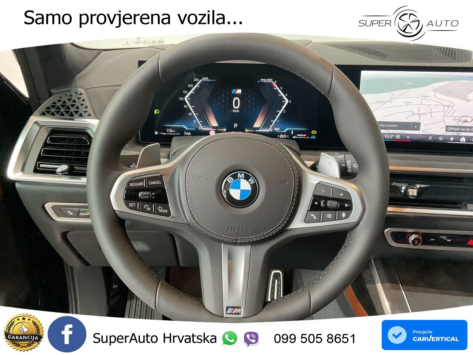 BMW X7 40d (352 KS) xDrive Steptronic ZRAČNI+ACC+GR SJED+KAM+PANO