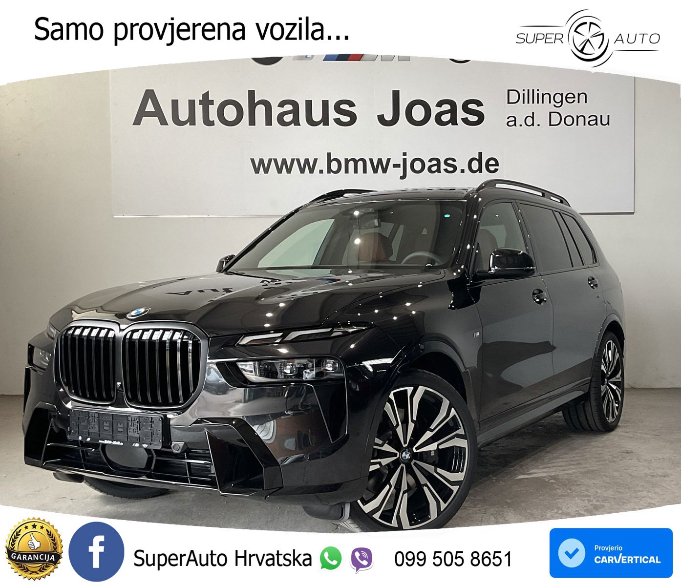 BMW X7 40d (352 KS) xDrive Steptronic ZRAČNI+ACC+GR SJED+KAM+PANO