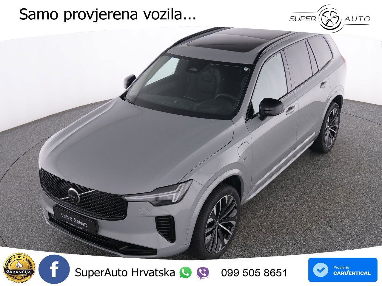 Volvo XC90 2.0 T8 AWD Automatic ACC+HEAD+4xGR SJED+360+PANO