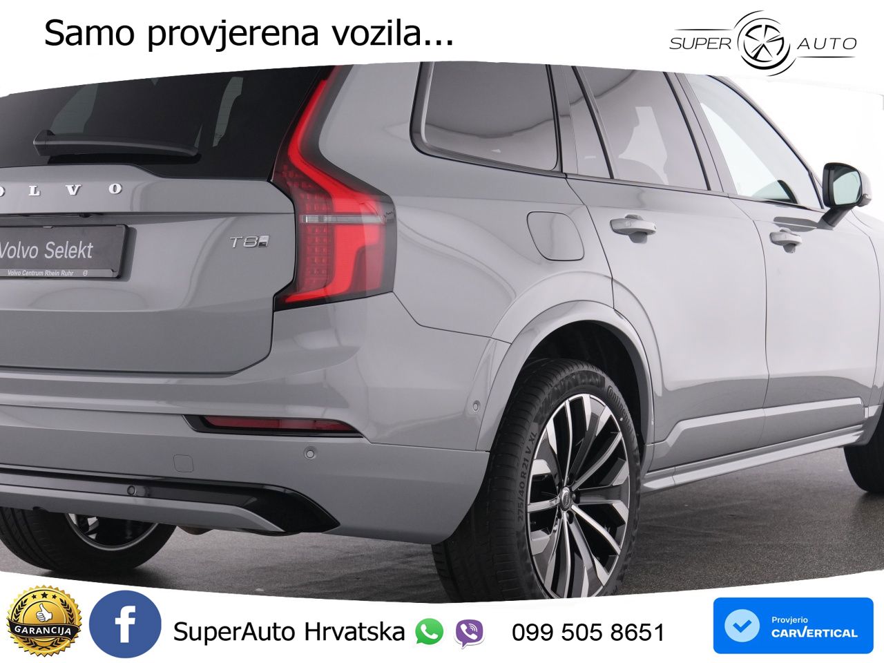 Volvo XC90 2.0 T8 AWD Automatic ACC+HEAD+4xGR SJED+360+PANO