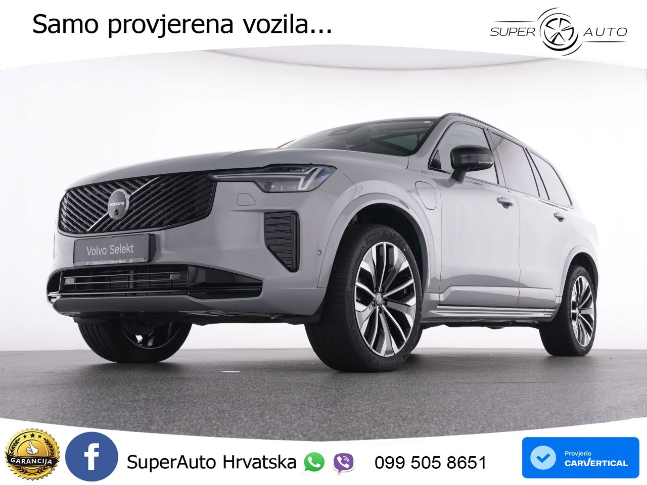 Volvo XC90 2.0 T8 AWD Automatic ACC+HEAD+4xGR SJED+360+PANO