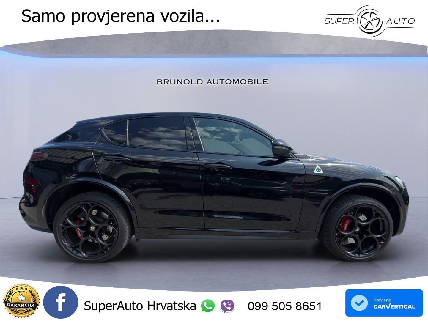 Alfa Romeo Stelvio Quadrifoglio 2.9 V6 Bi-Turbo (520 KS) Q4 Automatic LED+GR SJED+ACC