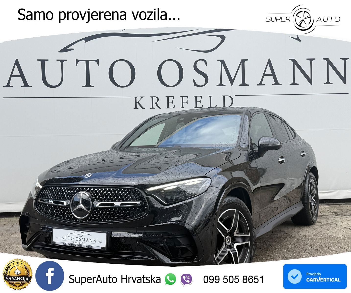 Mercedes GLC Coupe 200 (204 KS) 4MATIC 9G-TRONIC AMG LED+GR SJED+ACC