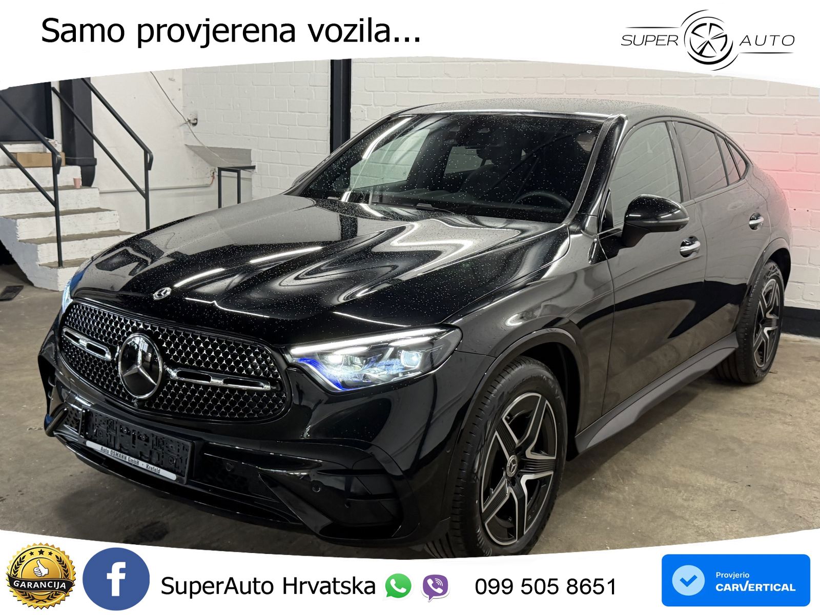 Mercedes GLC Coupe 200 (204 KS) 4MATIC 9G-TRONIC AMG LED+GR SJED+ACC