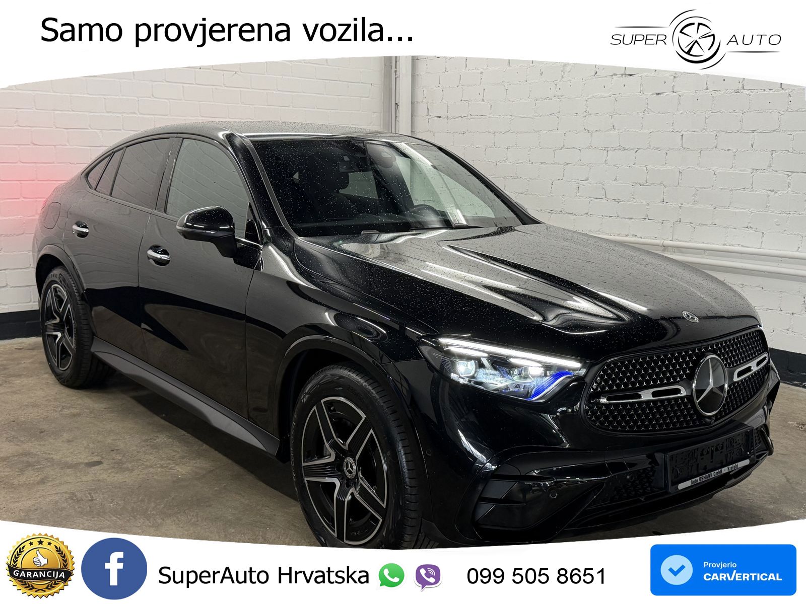 Mercedes GLC Coupe 200 (204 KS) 4MATIC 9G-TRONIC AMG LED+GR SJED+ACC