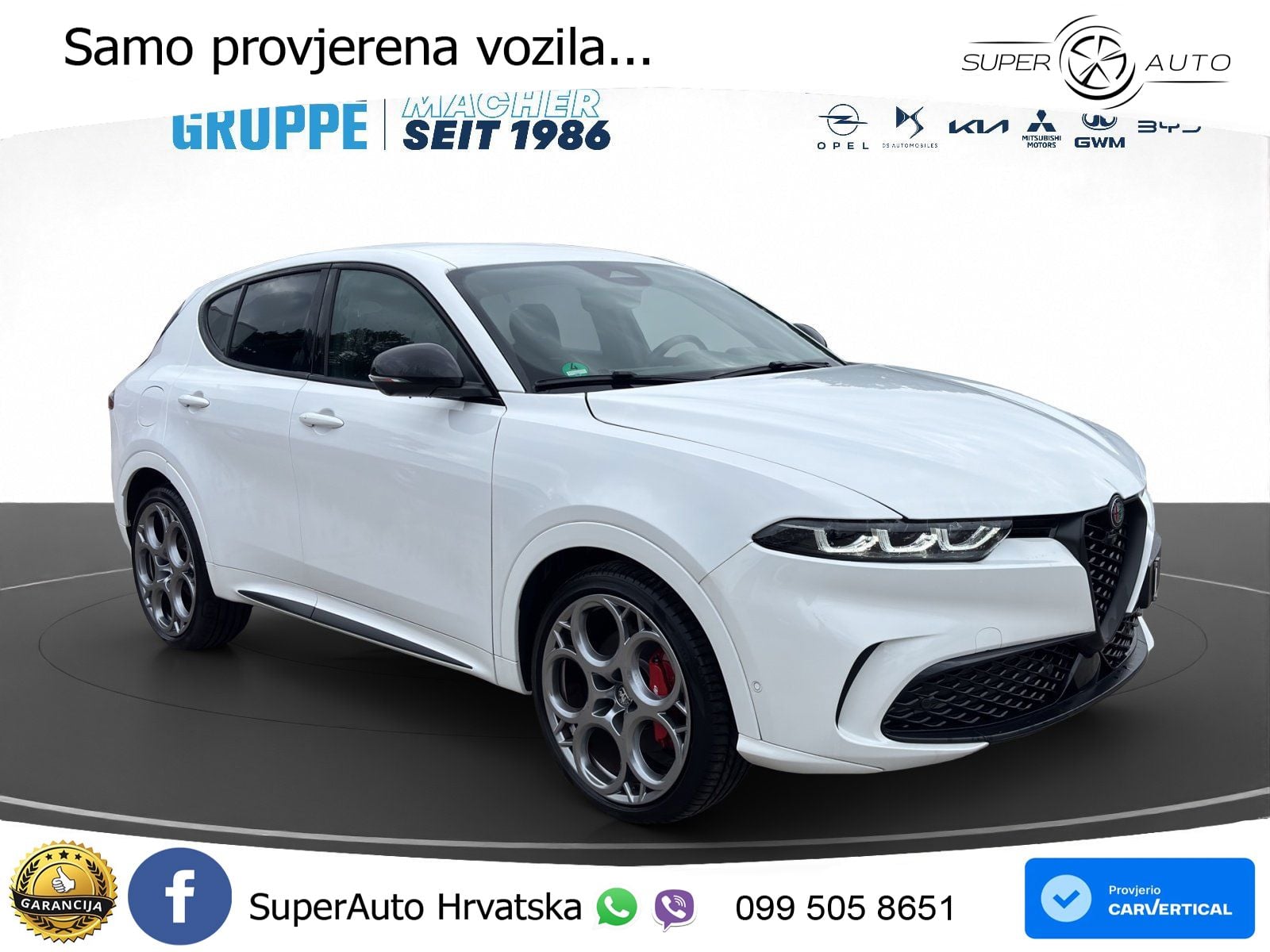 Alfa Romeo Tonale 1.5 VGT (160 KS) 48V-Hybrid TCT MATRIX+GR SJED+KAM