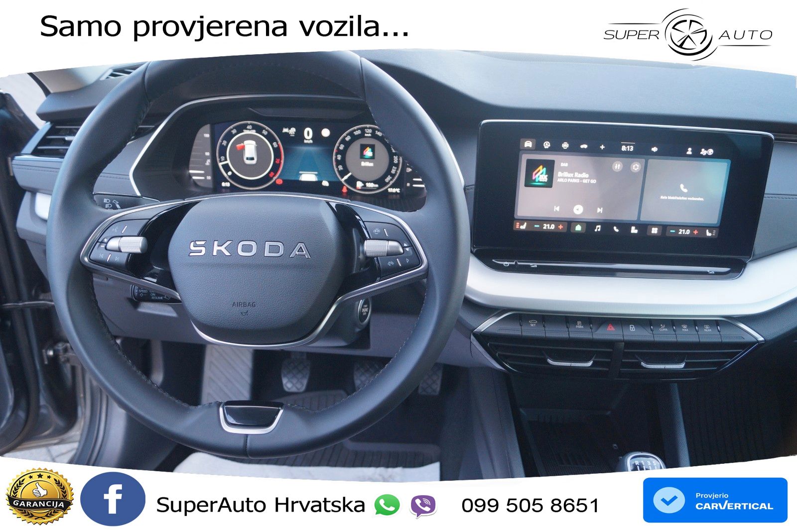 Škoda Octavia Combi 1.5 TSI (150 KS) DSG MATRIX+GR SJED+KAM