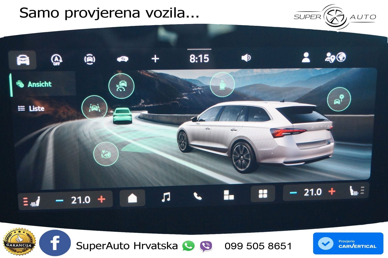 Škoda Octavia Combi 1.5 TSI (150 KS) DSG MATRIX+GR SJED+KAM