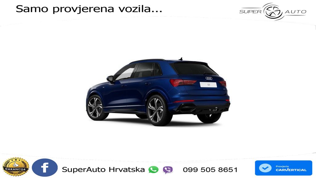 Audi Q3 40 TDI (193 KS) quattro S tronic S line LED+GR SJED+ACC