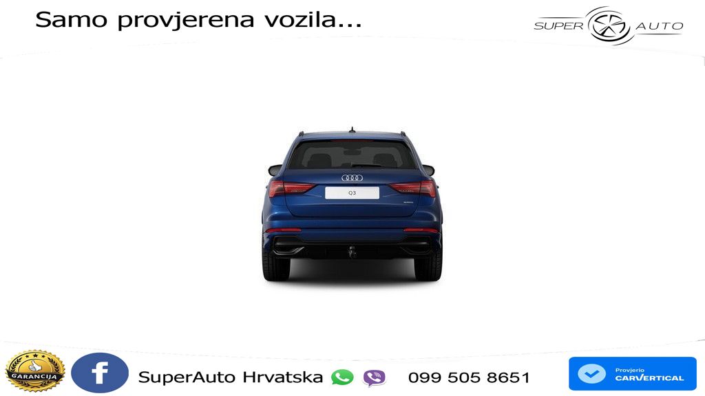 Audi Q3 40 TDI (193 KS) quattro S tronic S line LED+GR SJED+ACC