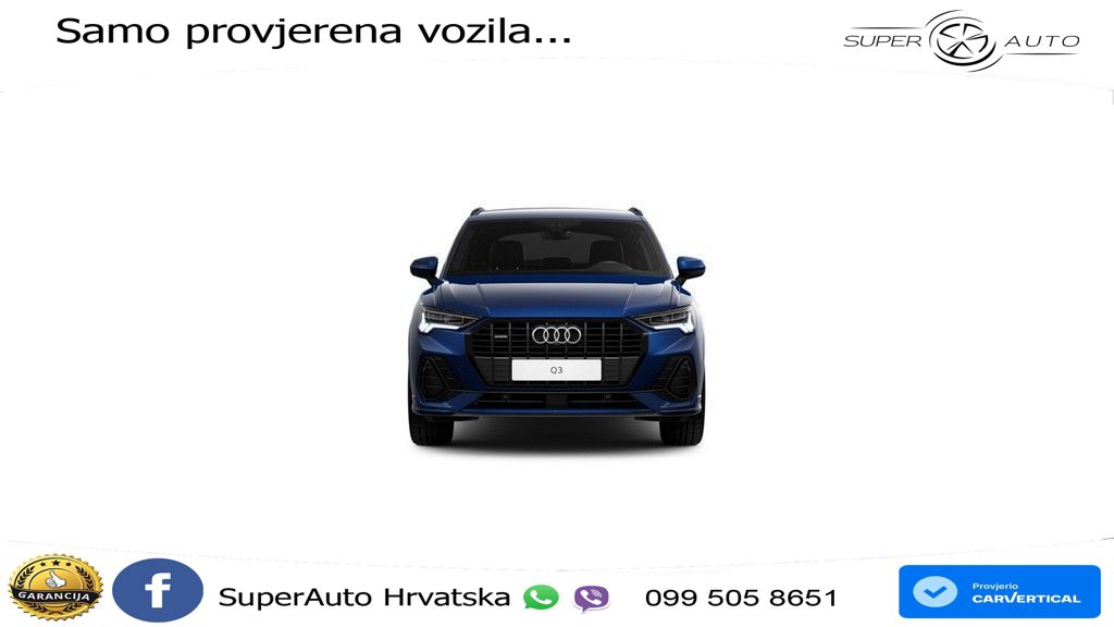 Audi Q3 40 TDI (193 KS) quattro S tronic S line LED+GR SJED+ACC