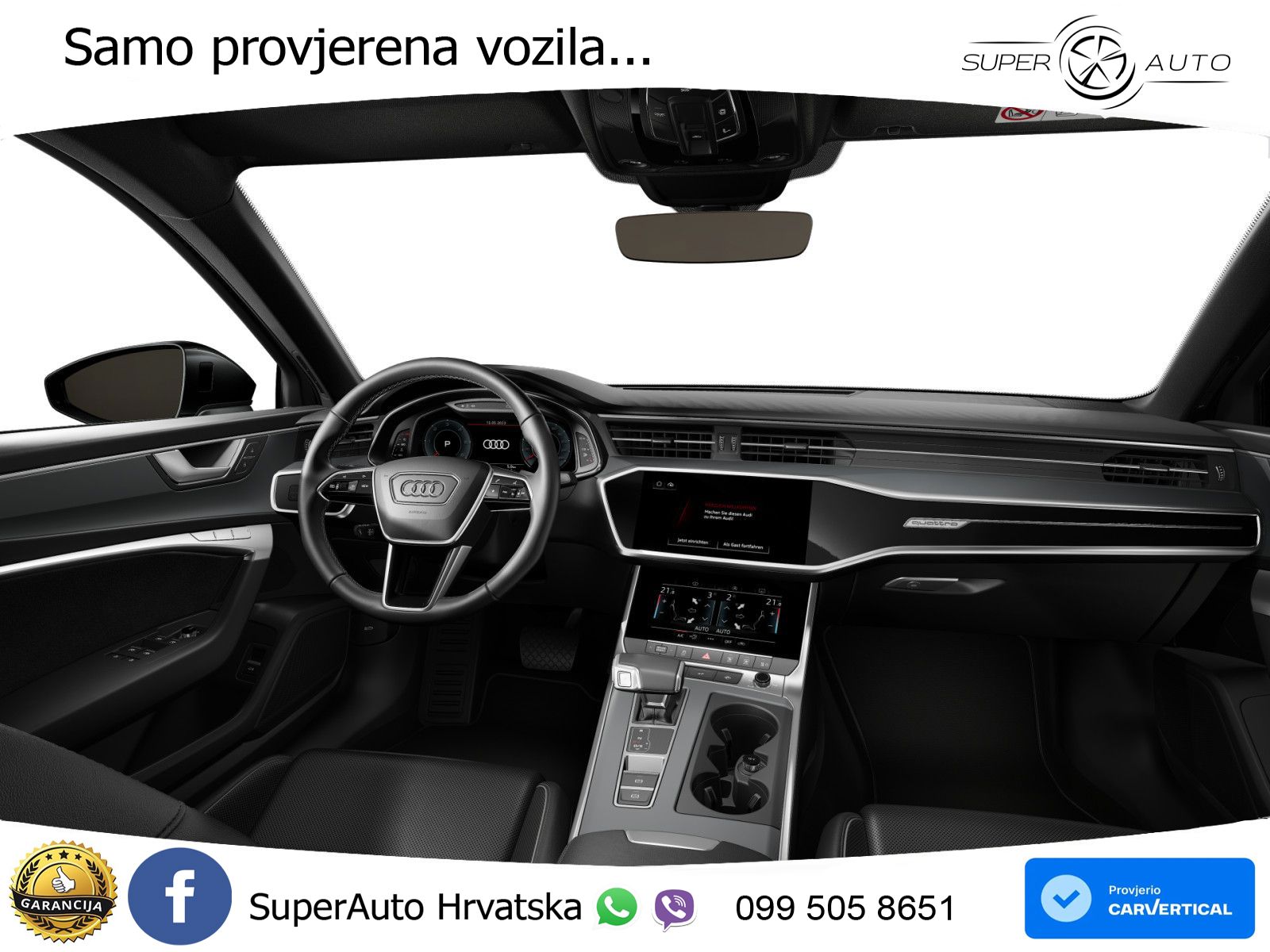 Audi A6 45 TDI V6 (245 KS) quattro ultra S tronic advanced ZRAČNI+ACC+GR SJED+KAM+PANO