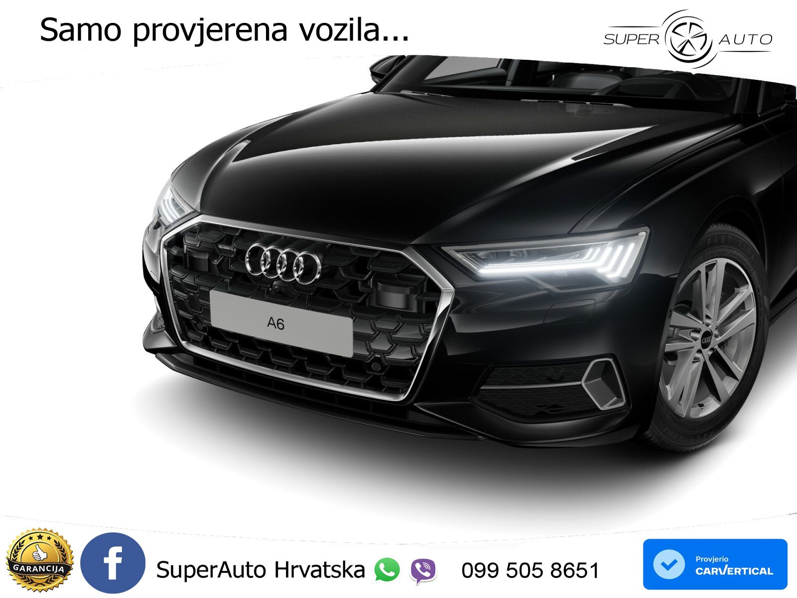 Audi A6 45 TDI V6 (245 KS) quattro ultra S tronic advanced ZRAČNI+ACC+GR SJED+KAM+PANO