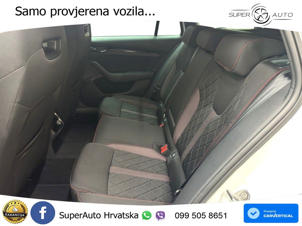 Škoda Octavia Combi RS 2.0 TDI (200 KS) DSG LED+GR SJED+ACC