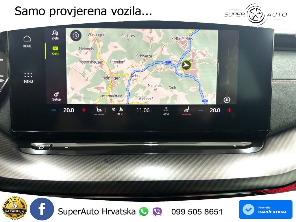 Škoda Octavia Combi RS 2.0 TDI (200 KS) DSG LED+GR SJED+ACC