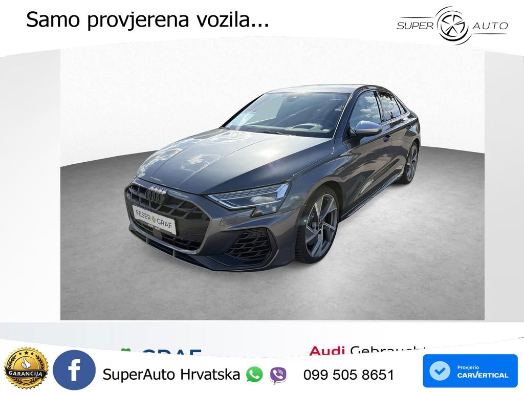 Audi S3 Limuzina 2.0 TFSI (333 KS) quattro S tronic LED+GR SJED+ACC
