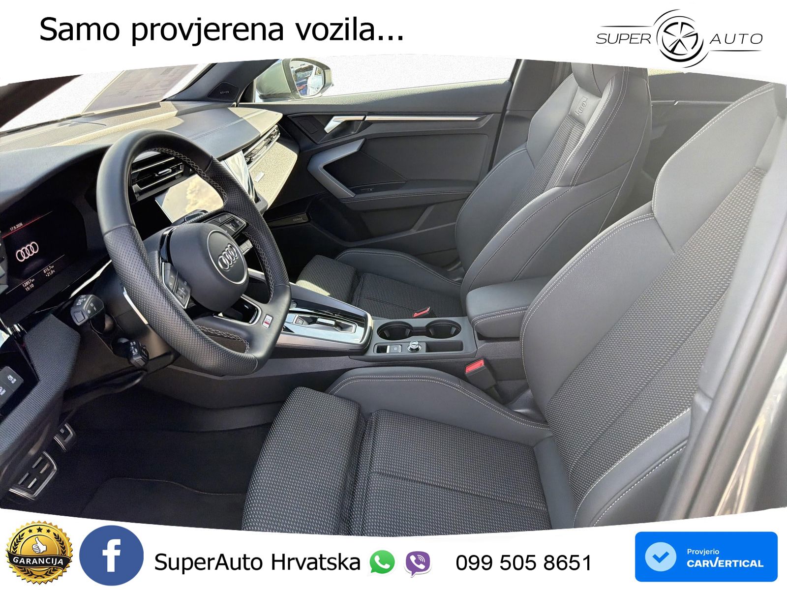 Audi S3 Limuzina 2.0 TFSI (333 KS) quattro S tronic LED+GR SJED+ACC