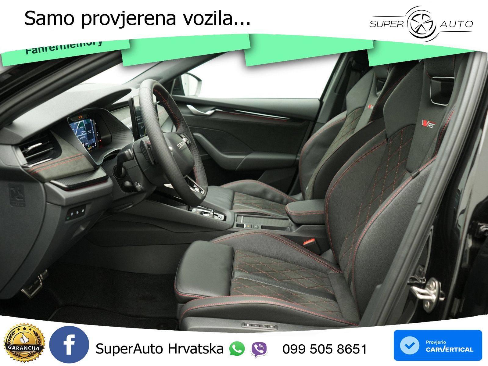 Škoda Octavia Combi RS 2.0 TSI (265 KS) DSG MATRIX+GR SJED+KAM