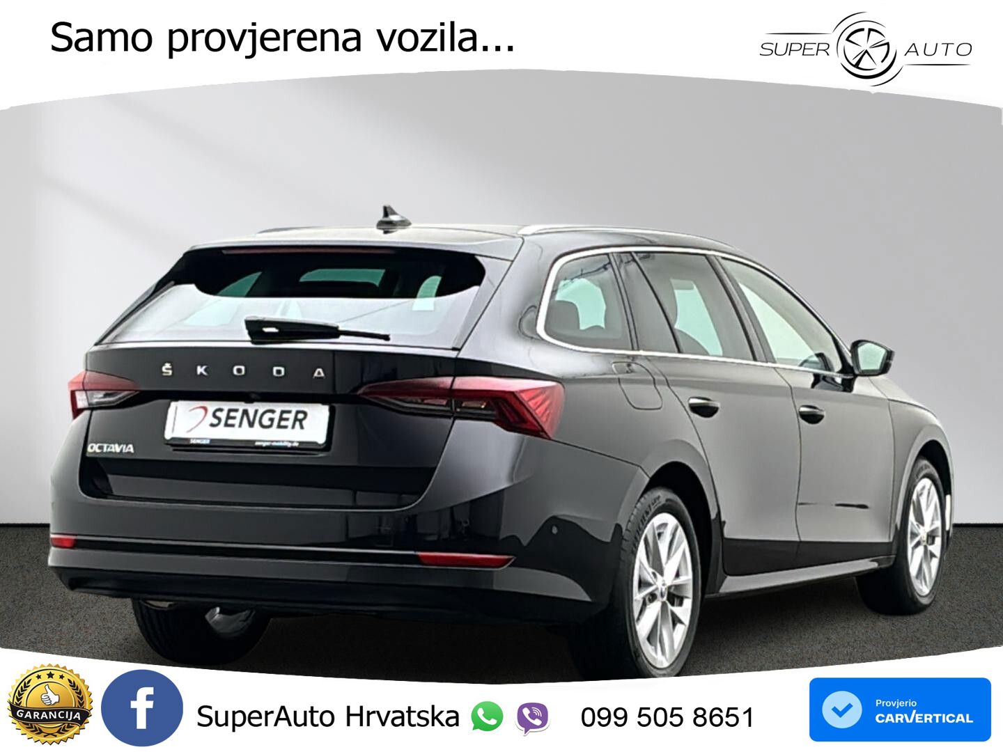 Škoda Octavia Combi 2.0 TDI (150 KS) DSG MATRIX+GR SJED+KAM