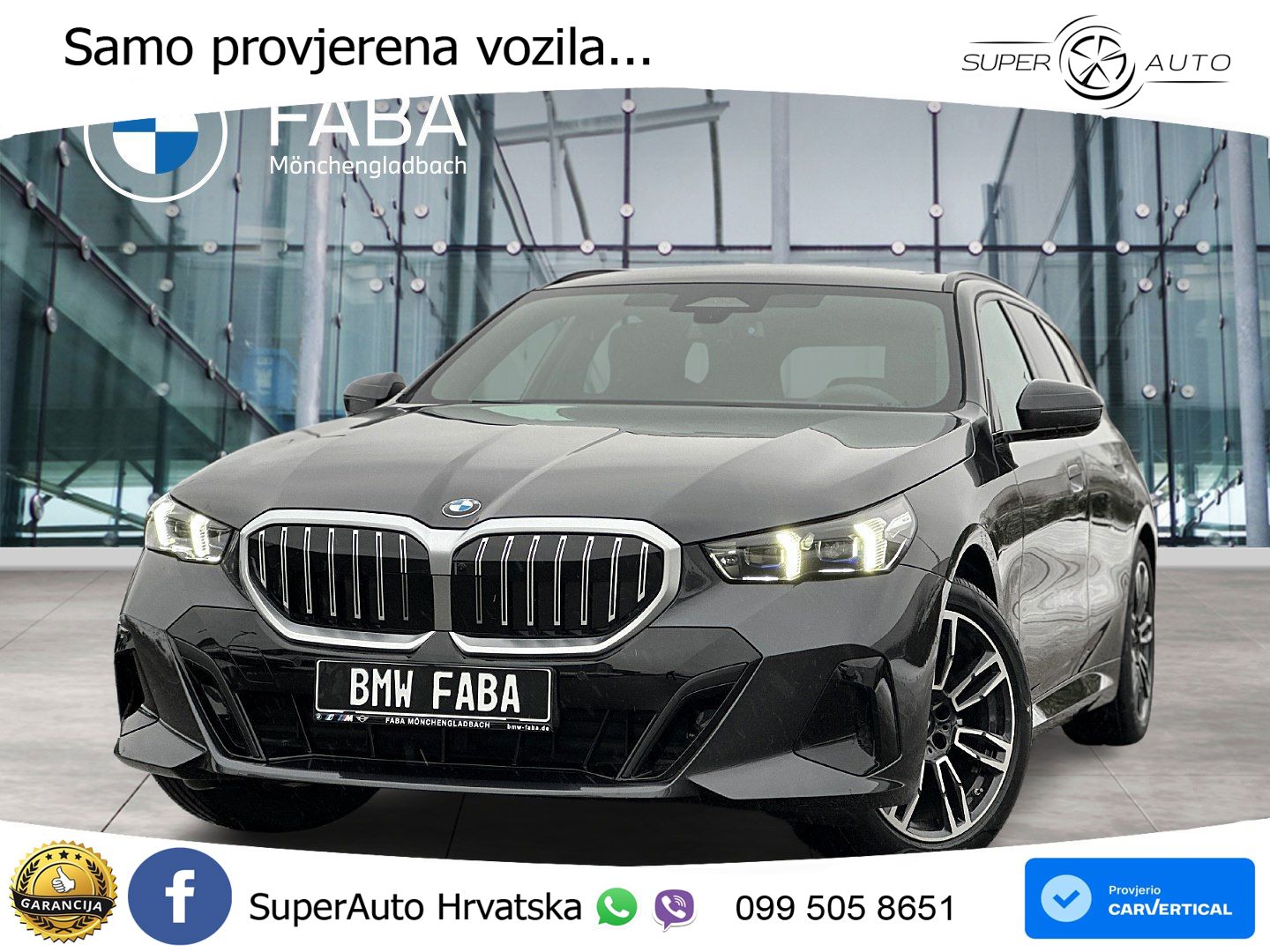 BMW 520i Touring (208 KS) Steptronic M Sport LED+GR SJED+ACC