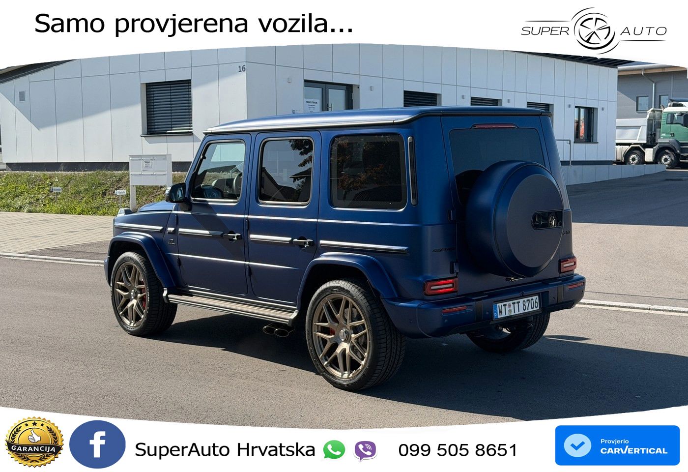 Mercedes AMG G 63 Long V8 (585 KS) 4MATIC 9G-TRONIC AMG SPEEDSHIFT TCT Superior LED+GR SJED+ACC