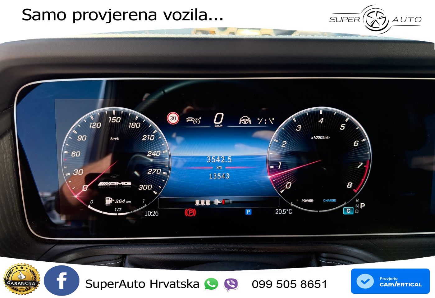 Mercedes AMG G 63 Long V8 (585 KS) 4MATIC 9G-TRONIC AMG SPEEDSHIFT TCT Superior LED+GR SJED+ACC