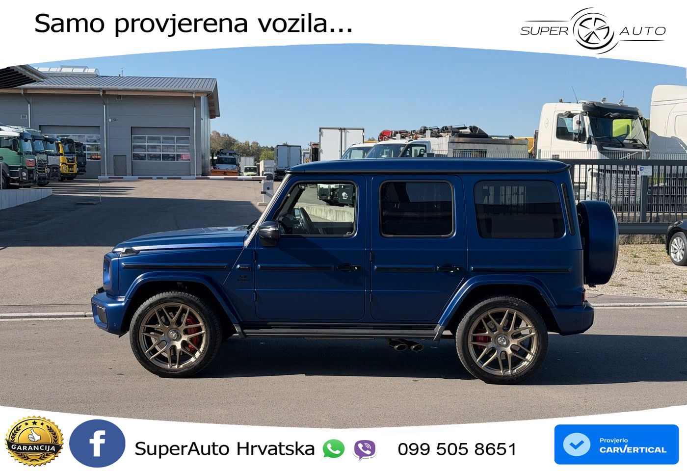 Mercedes AMG G 63 Long V8 (585 KS) 4MATIC 9G-TRONIC AMG SPEEDSHIFT TCT Superior LED+GR SJED+ACC