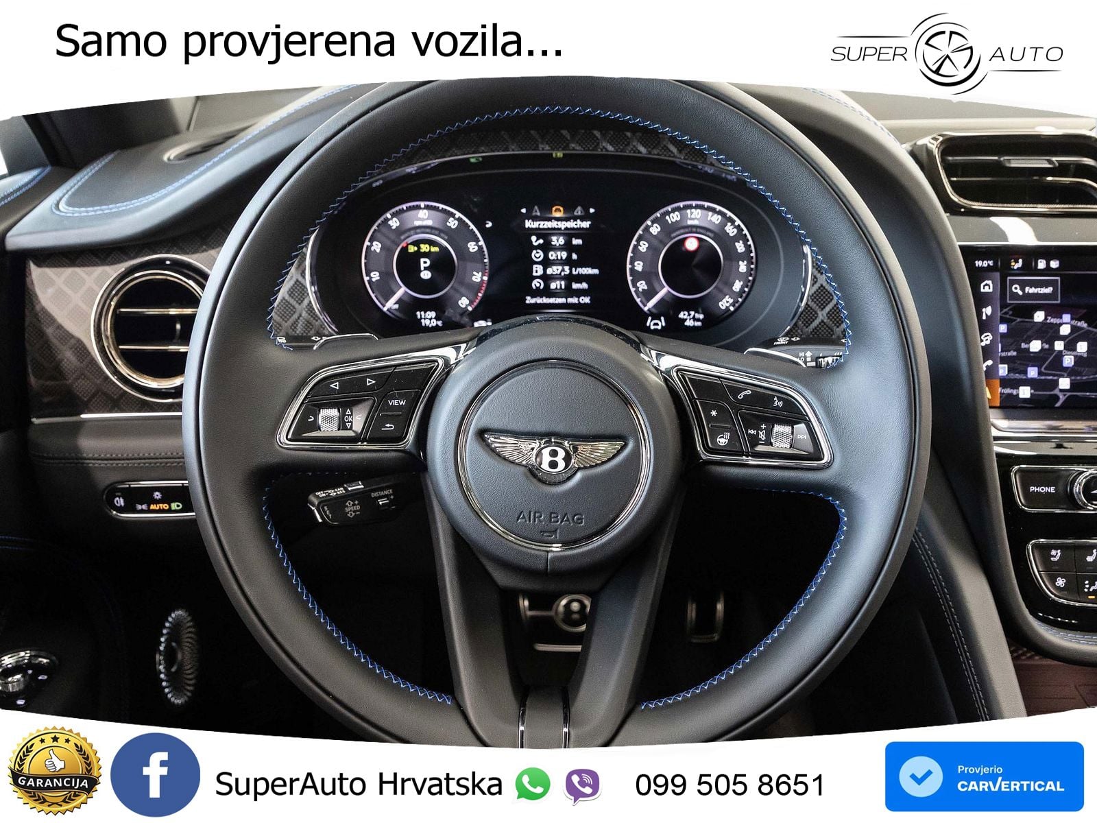 Bentley Bentayga EWB 4.0 V8 (550 KS) 4WD Automatic LED+GR SJED+ACC