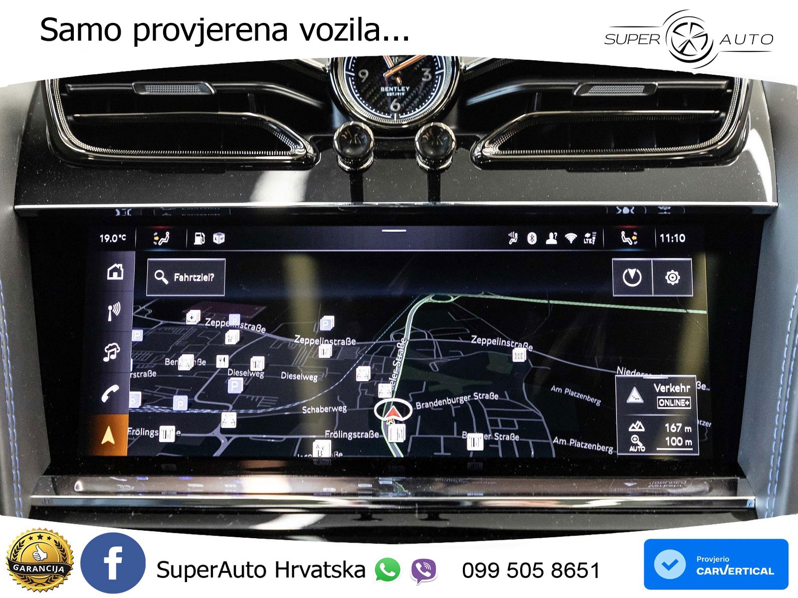 Bentley Bentayga EWB 4.0 V8 (550 KS) 4WD Automatic LED+GR SJED+ACC