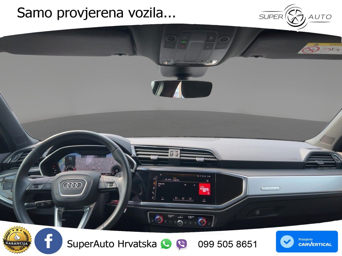Audi Q3 II Sportback 40 TFSI (190 KS) quattro S tronic MATRIX+GR SJED+KAM