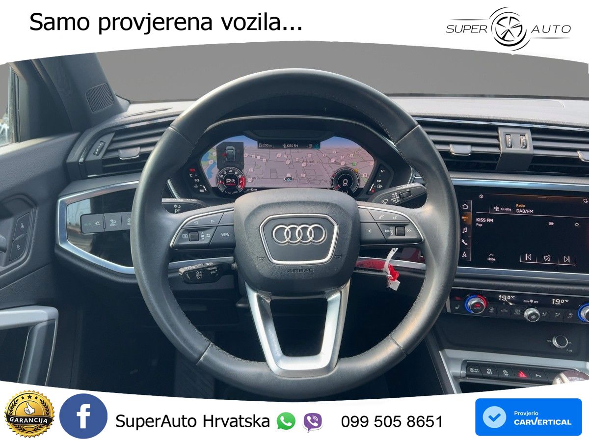 Audi Q3 II Sportback 40 TFSI (190 KS) quattro S tronic MATRIX+GR SJED+KAM