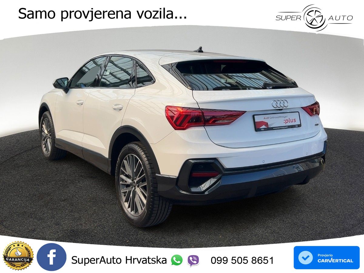 Audi Q3 II Sportback 40 TFSI (190 KS) quattro S tronic MATRIX+GR SJED+KAM