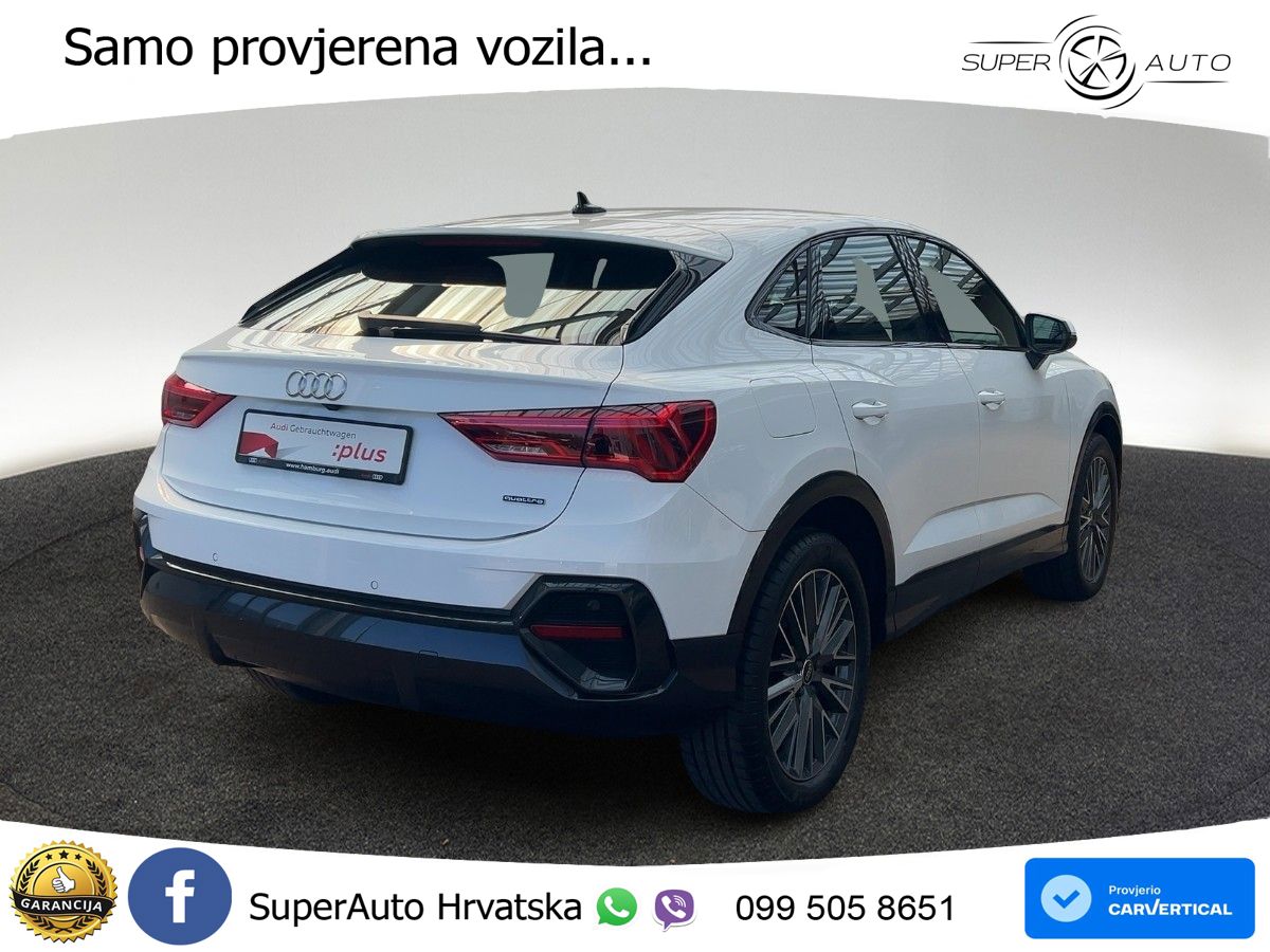 Audi Q3 II Sportback 40 TFSI (190 KS) quattro S tronic MATRIX+GR SJED+KAM