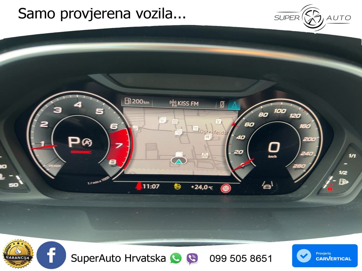 Audi Q3 II Sportback 40 TFSI (190 KS) quattro S tronic MATRIX+GR SJED+KAM