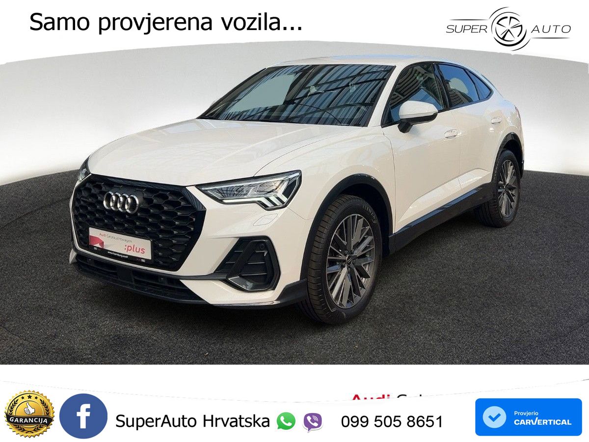Audi Q3 II Sportback 40 TFSI (190 KS) quattro S tronic MATRIX+GR SJED+KAM