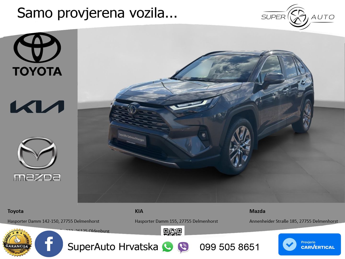 Toyota RAV4 2.5 (218 KS) Hybrid eCVT LED+GR SJED+ACC