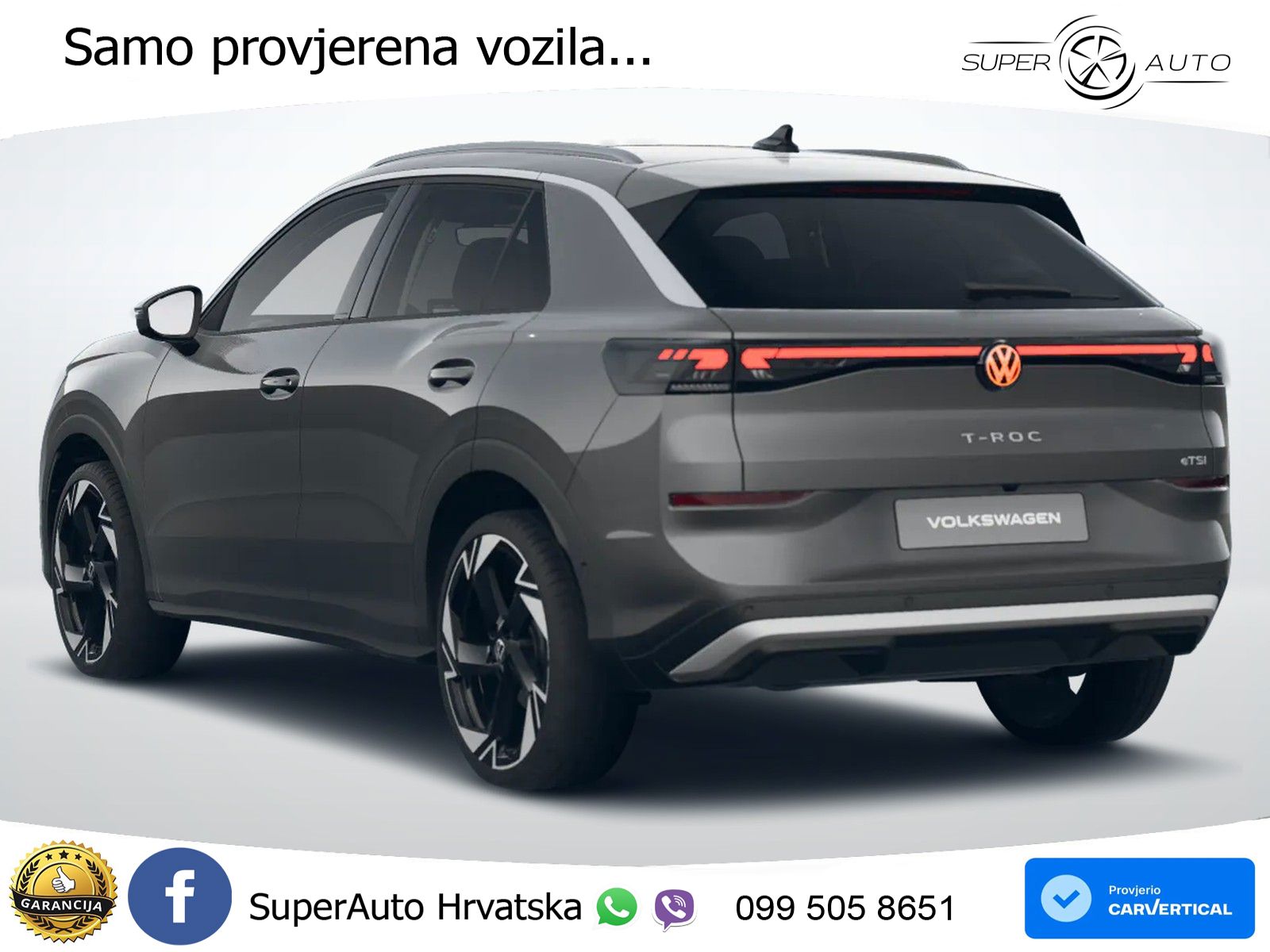 Volkswagen T-Roc 1.5 eTSI (150 KS)  DSG LED+GR SJED+ACC